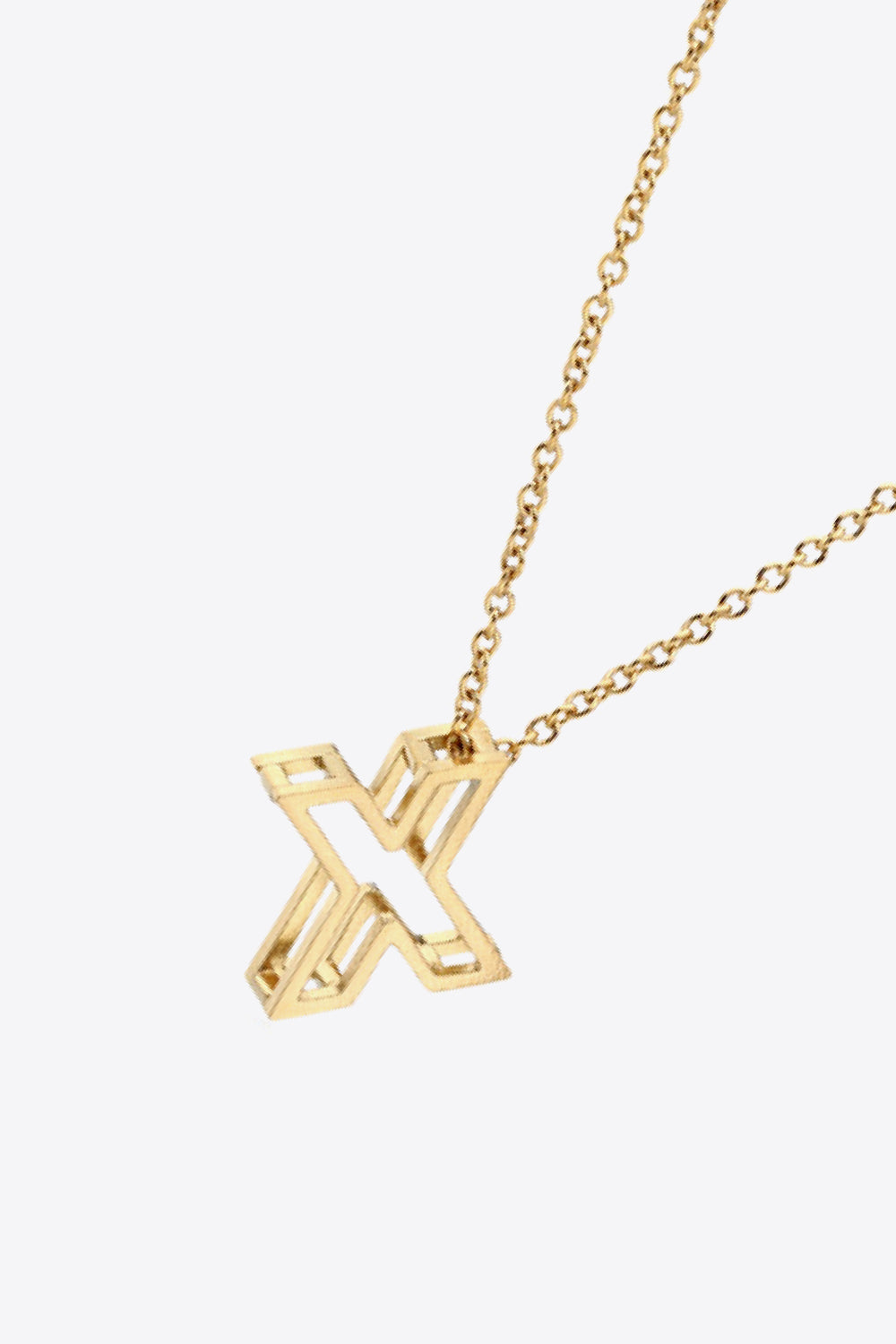 U to Z Letter Pendant Nekclace-Mope's Closet