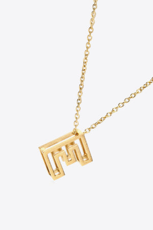 A to J Letter Pendant Nekclace-Mope's Closet