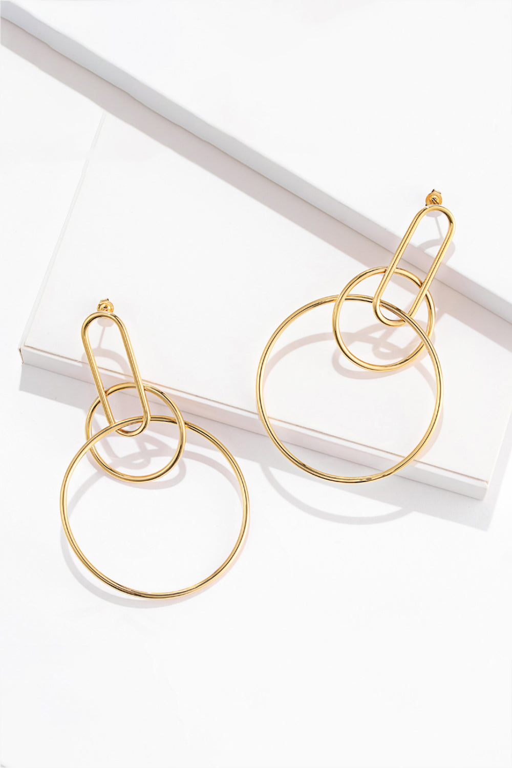 Speak For Yourself Link Hoop Earrings-Mope's Closet