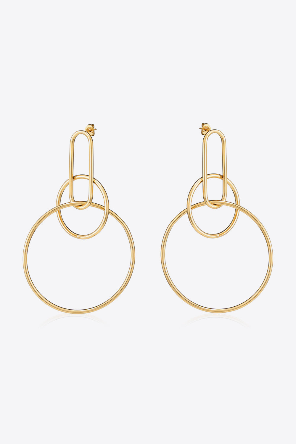 Speak For Yourself Link Hoop Earrings-Mope's Closet