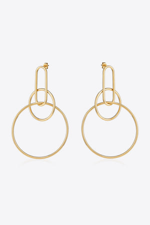 Speak For Yourself Link Hoop Earrings-Mope's Closet