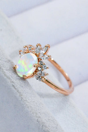 Best Of Me 925 Sterling Silver Opal Ring-Mope's Closet