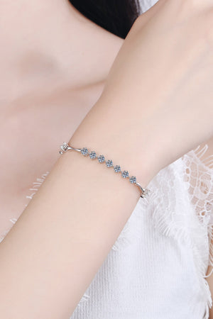 Moissanite 925 Sterling Silver Bracelet-Mope's Closet