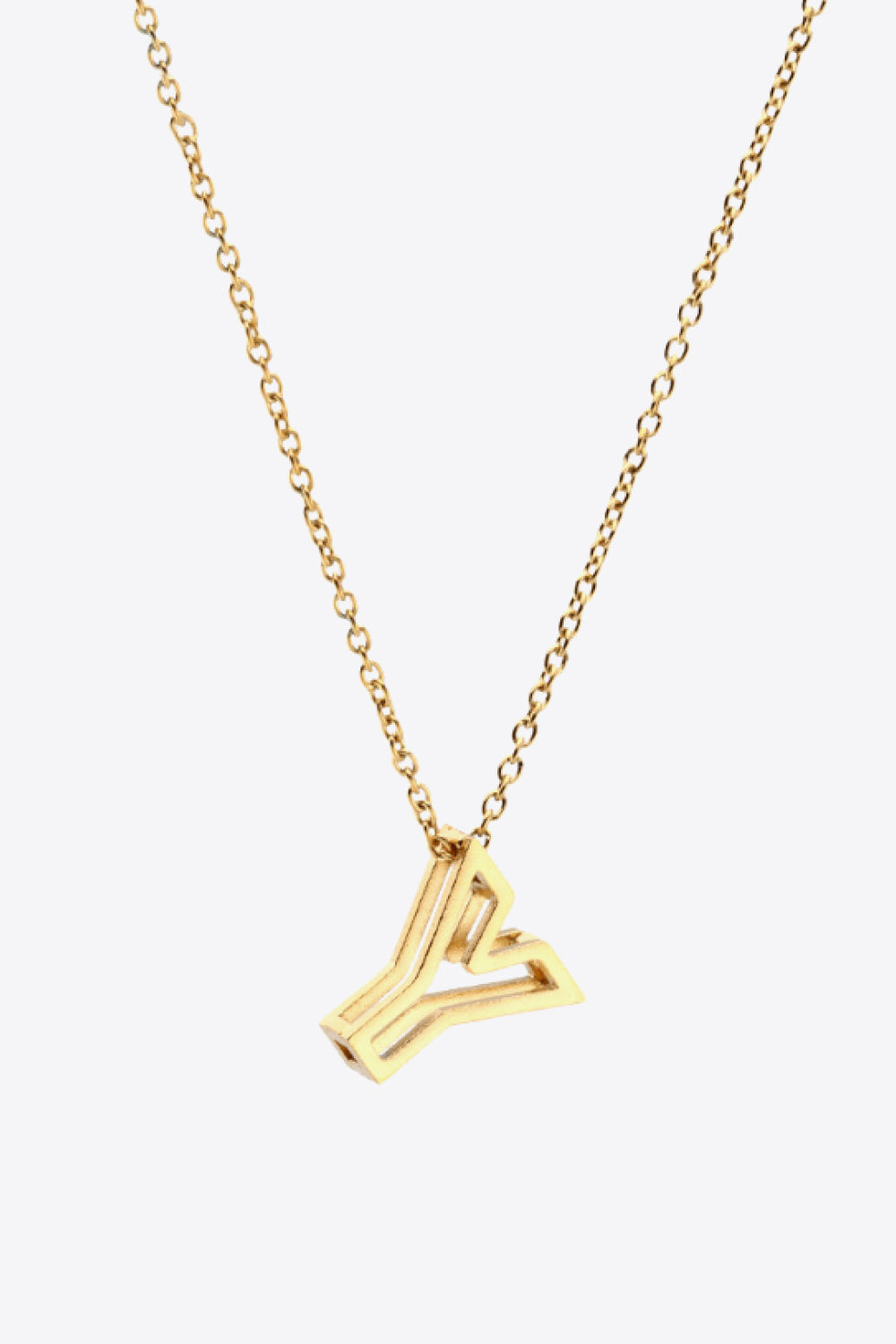 U to Z Letter Pendant Nekclace-Mope's Closet