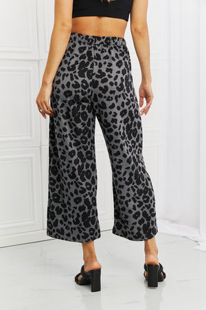 BOMBOM Stay Cozy Pattern Wide Leg Pants-Mope's Closet