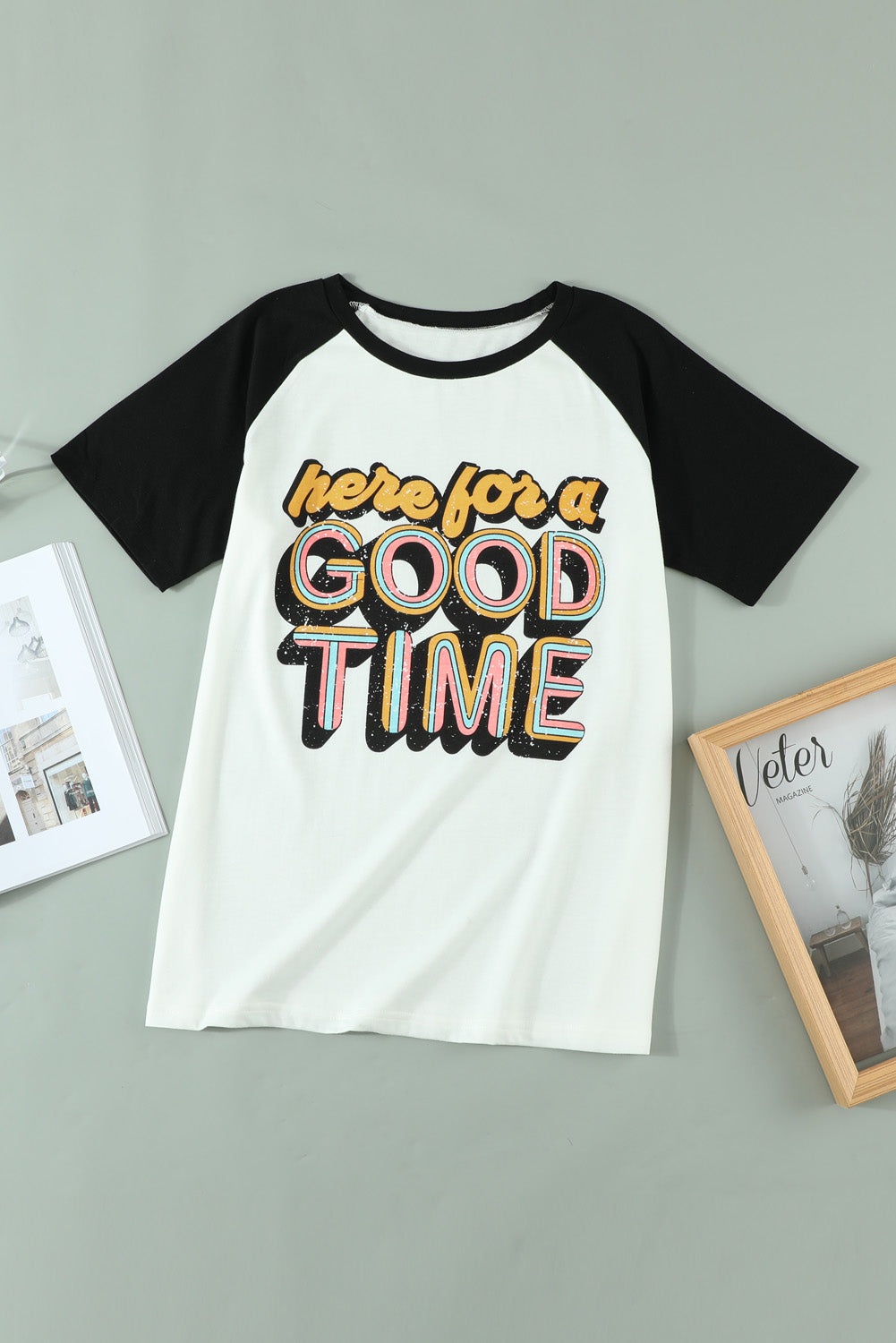 HERE FOR A GOOD TIME Tee Shirt-Mope's Closet