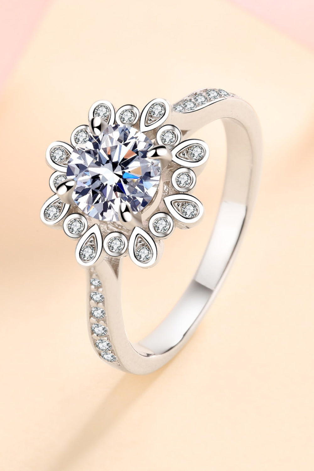 Can't Stop Your Shine 925 Sterling Silver Moissanite Ring-Mope's Closet