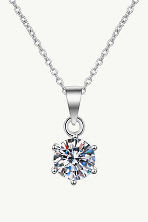 Get What You Need Moissanite Pendant Necklace-Mope's Closet