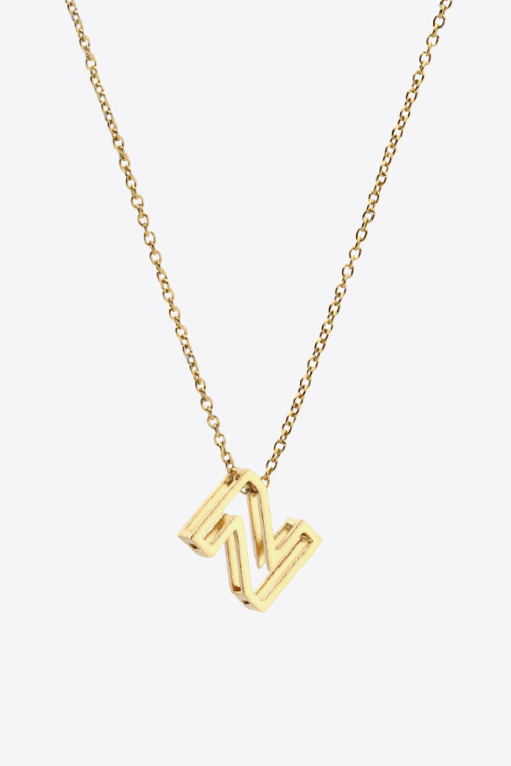 U to Z Letter Pendant Nekclace-Mope's Closet