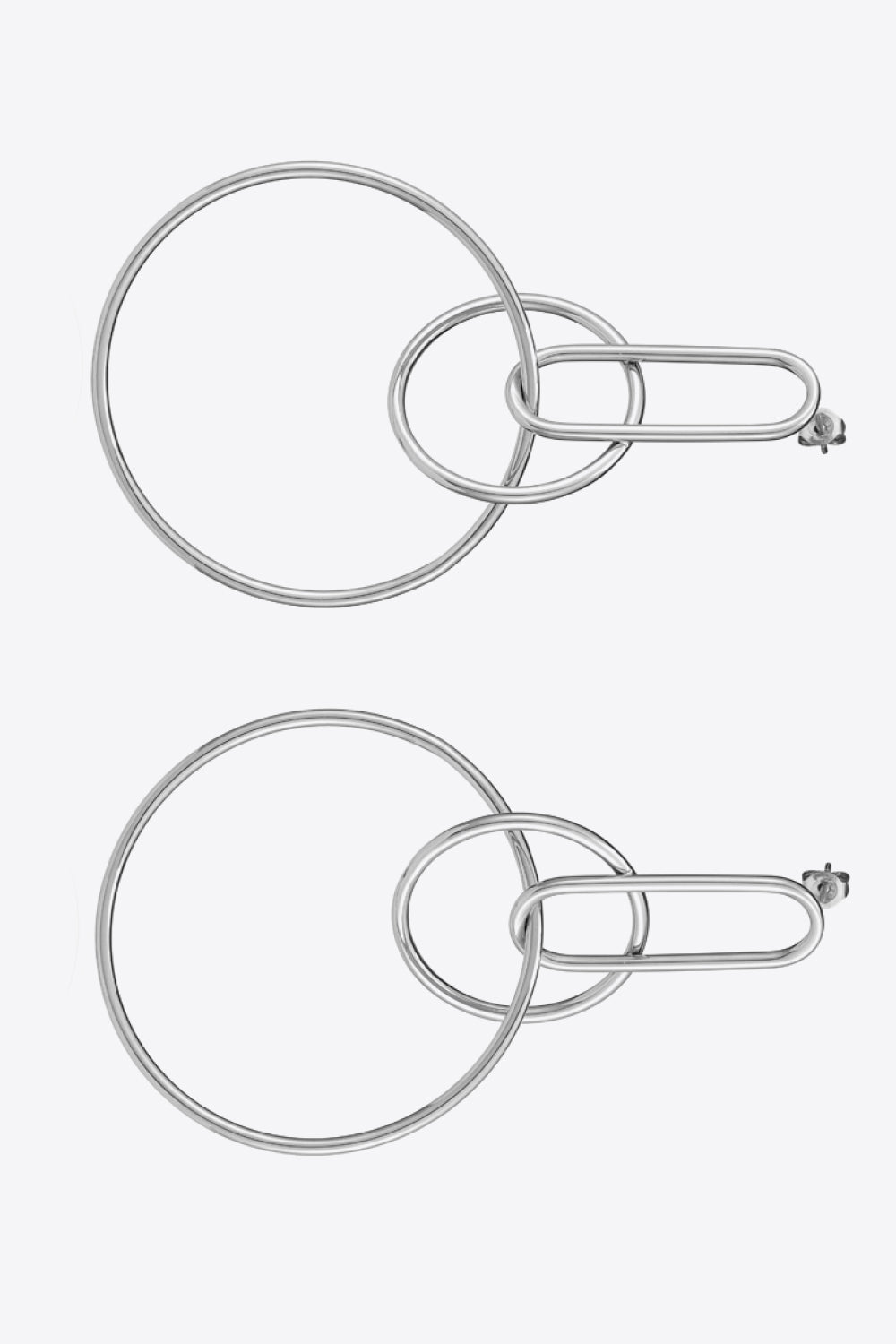 Speak For Yourself Link Hoop Earrings-Mope's Closet