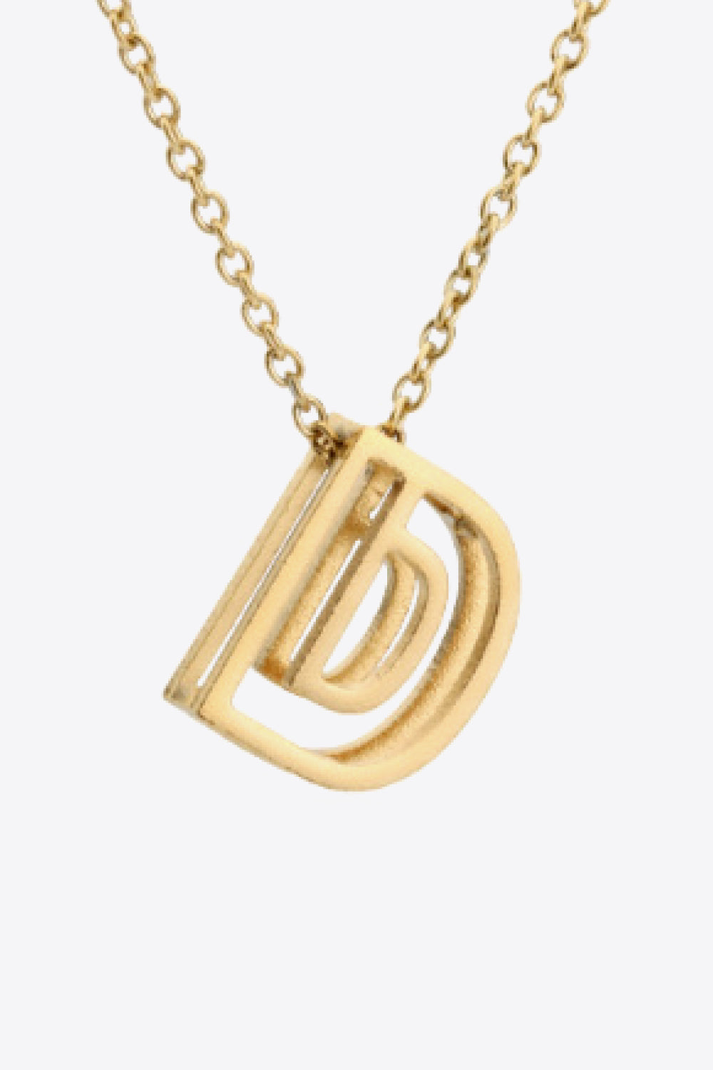 A to J Letter Pendant Nekclace-Mope's Closet