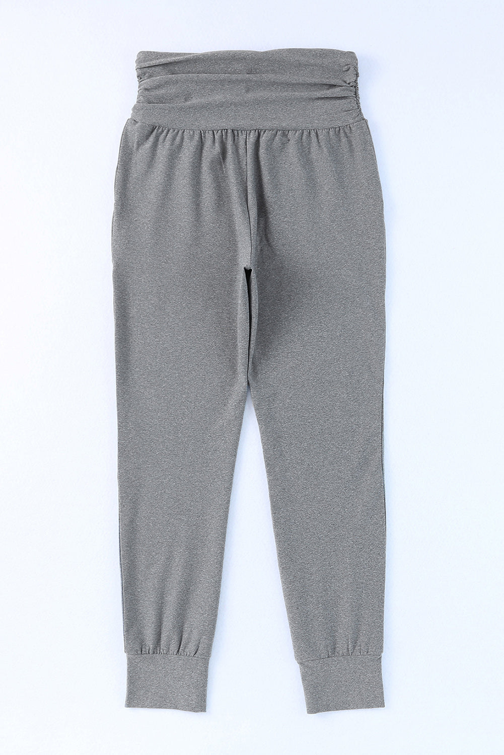 High-Rise Wide Waistband Joggers-Mope's Closet