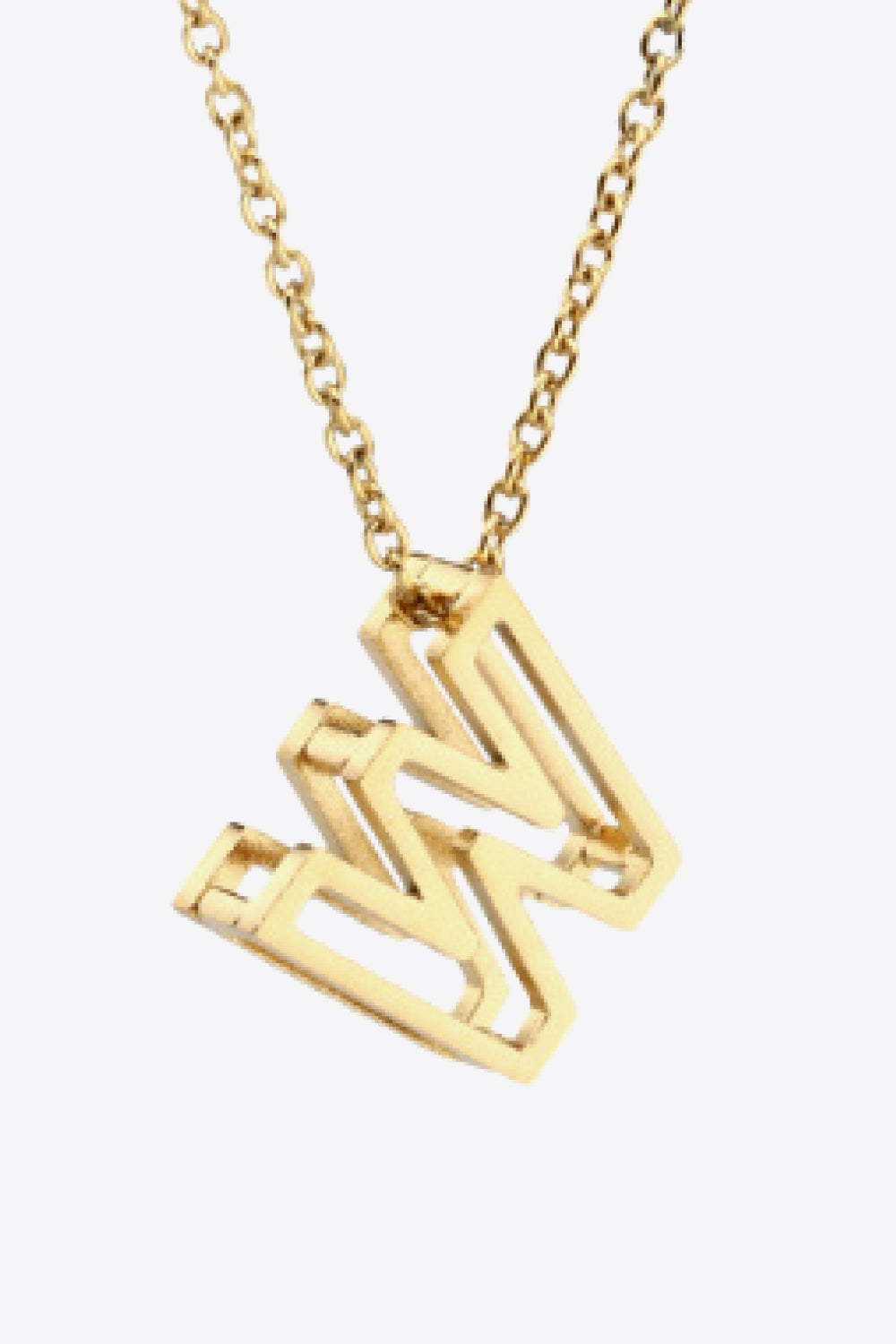 U to Z Letter Pendant Nekclace-Mope's Closet