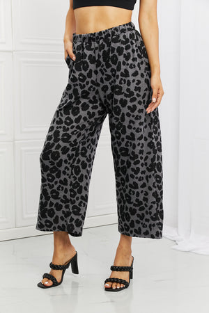 BOMBOM Stay Cozy Pattern Wide Leg Pants-Mope's Closet