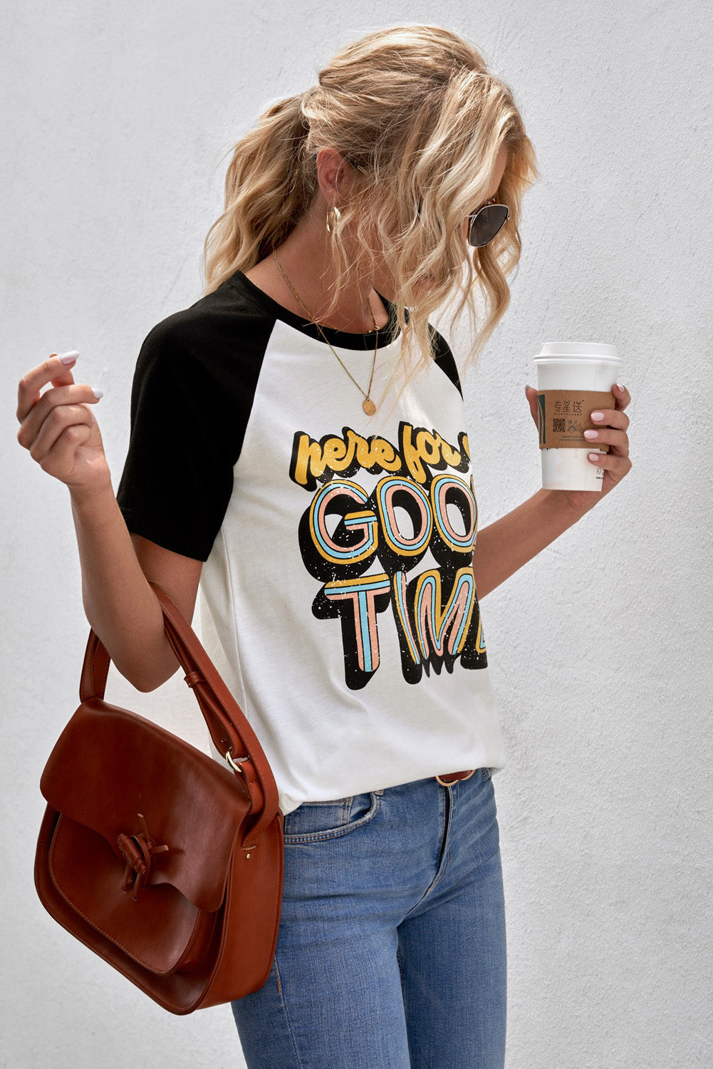 HERE FOR A GOOD TIME Tee Shirt-Mope's Closet