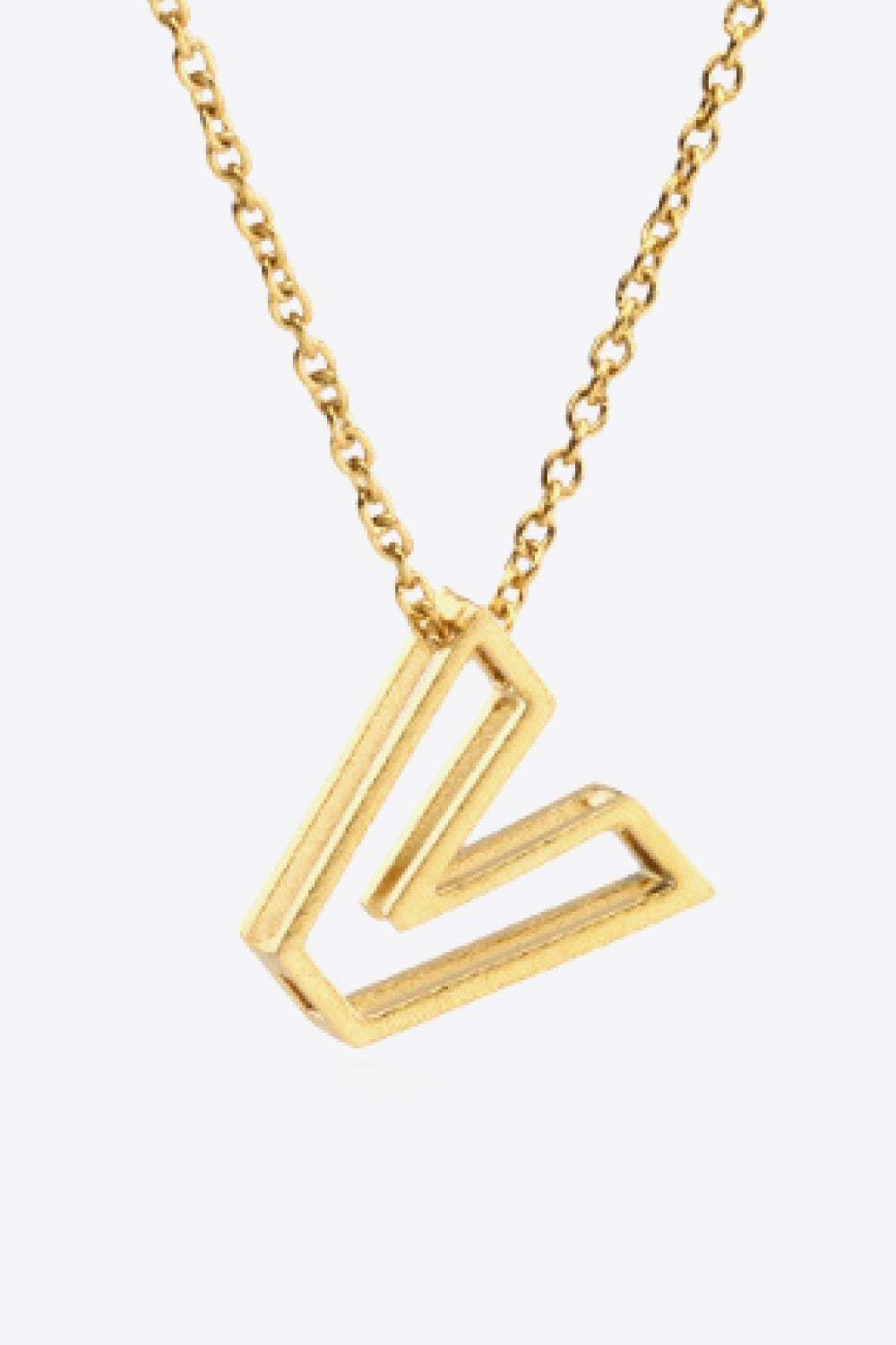 U to Z Letter Pendant Nekclace-Mope's Closet