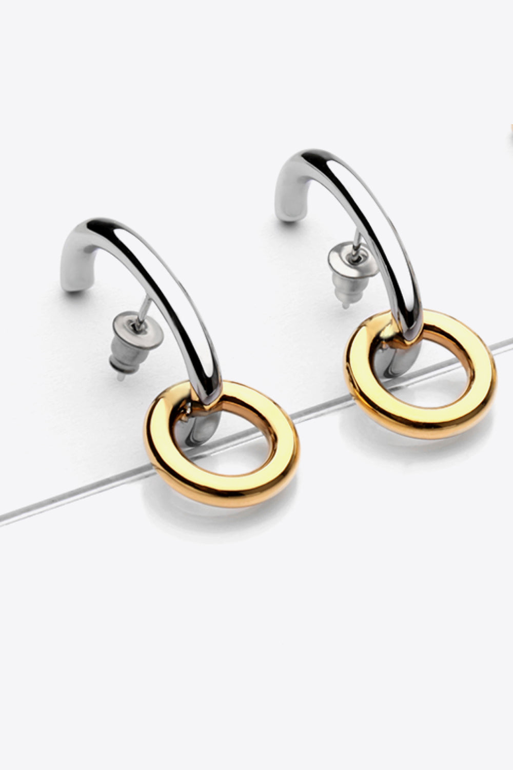 At Your Best 18K Gold-Plated Copper Drop Earrings-Mope's Closet