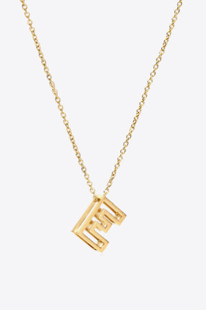 A to J Letter Pendant Nekclace-Mope's Closet