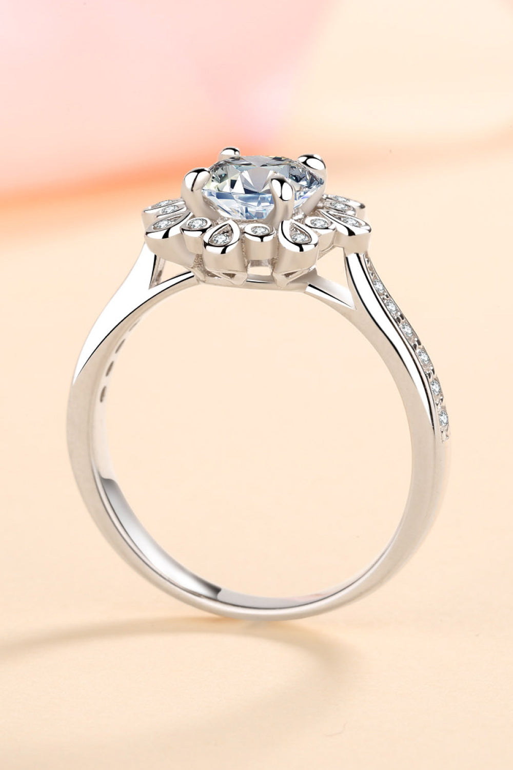 Can't Stop Your Shine 925 Sterling Silver Moissanite Ring-Mope's Closet