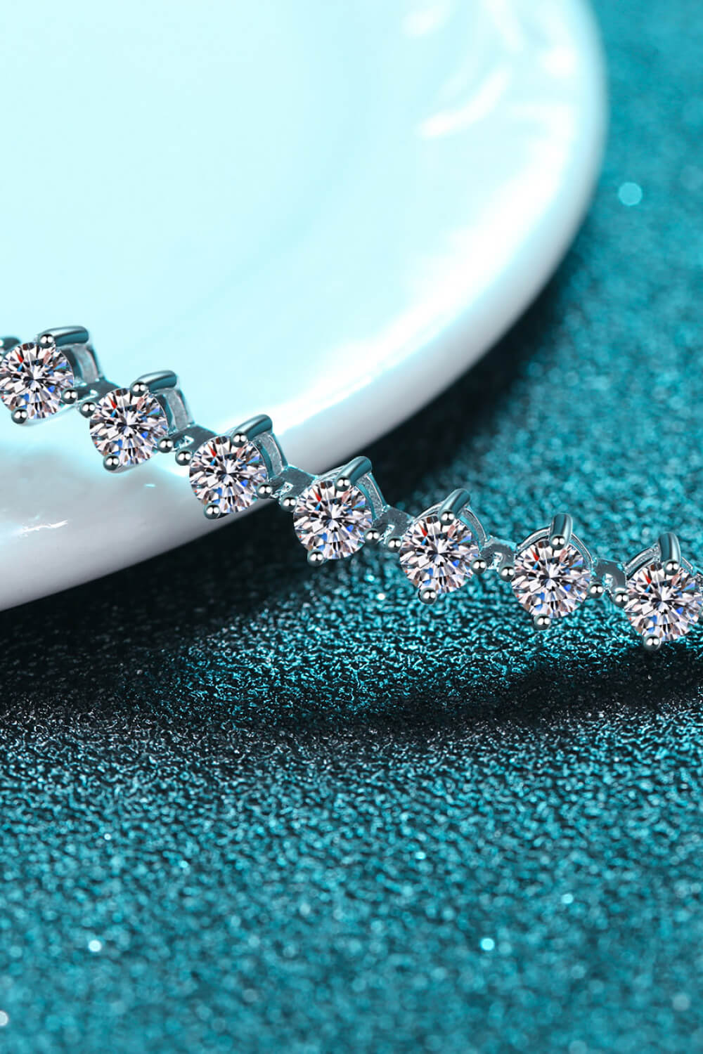 Moissanite 925 Sterling Silver Bracelet-Mope's Closet