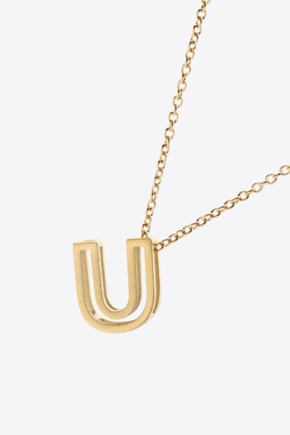 U to Z Letter Pendant Nekclace-Mope's Closet