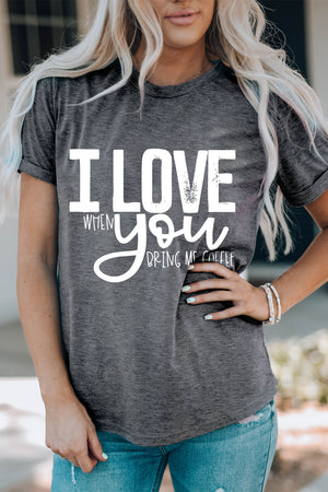 I LOVE YOU Crewneck T-Shirt-Mope's Closet