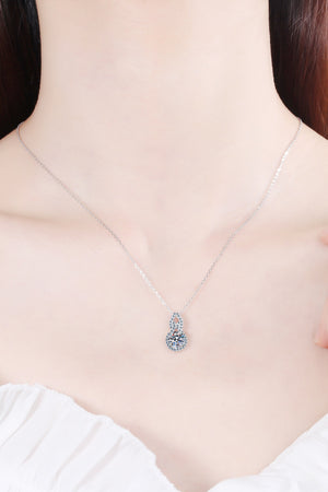 1 Carat Moissanite Pendant Necklace-Mope's Closet