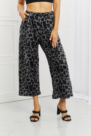 BOMBOM Stay Cozy Pattern Wide Leg Pants-Mope's Closet