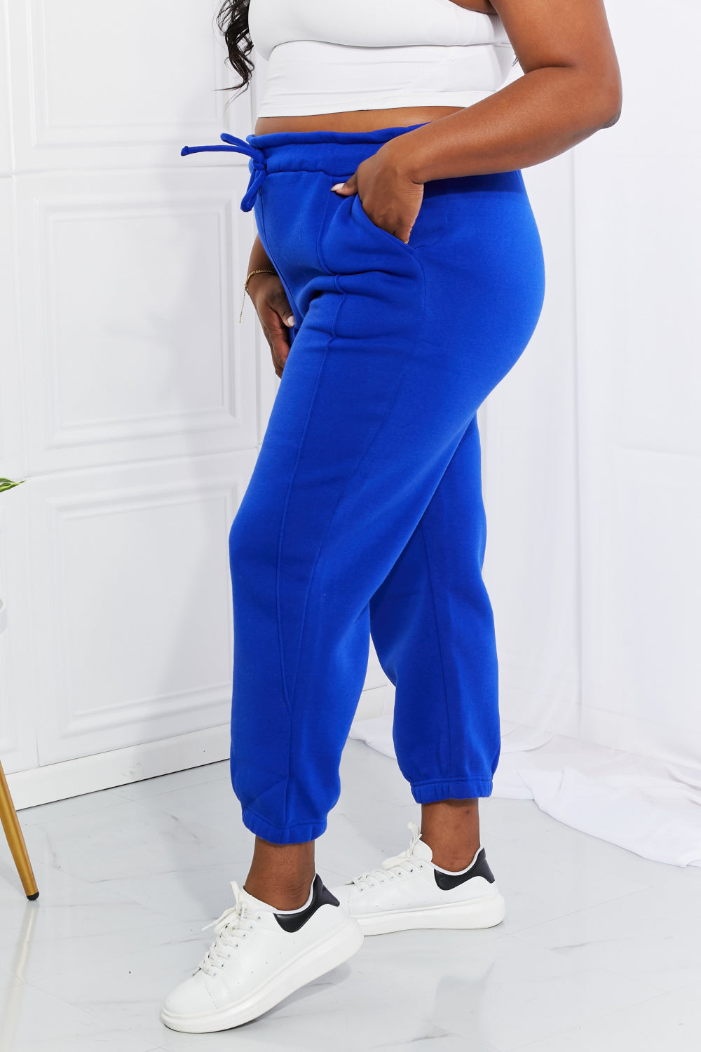 Zenana Full Size Can't Stop Me Paperbag Waist Joggers-Mope's Closet