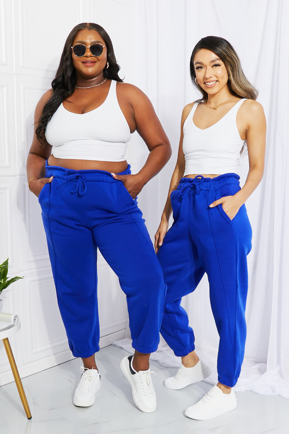 Zenana Full Size Can't Stop Me Paperbag Waist Joggers-Mope's Closet