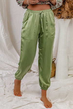 Drawstring Pull-On Joggers with Pockets-Mope's Closet