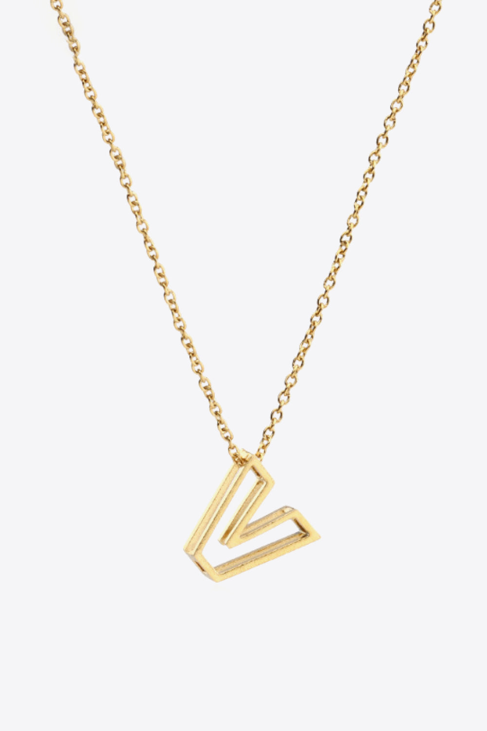 U to Z Letter Pendant Nekclace-Mope's Closet