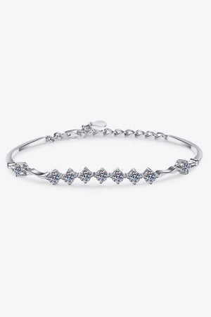 Moissanite 925 Sterling Silver Bracelet-Mope's Closet