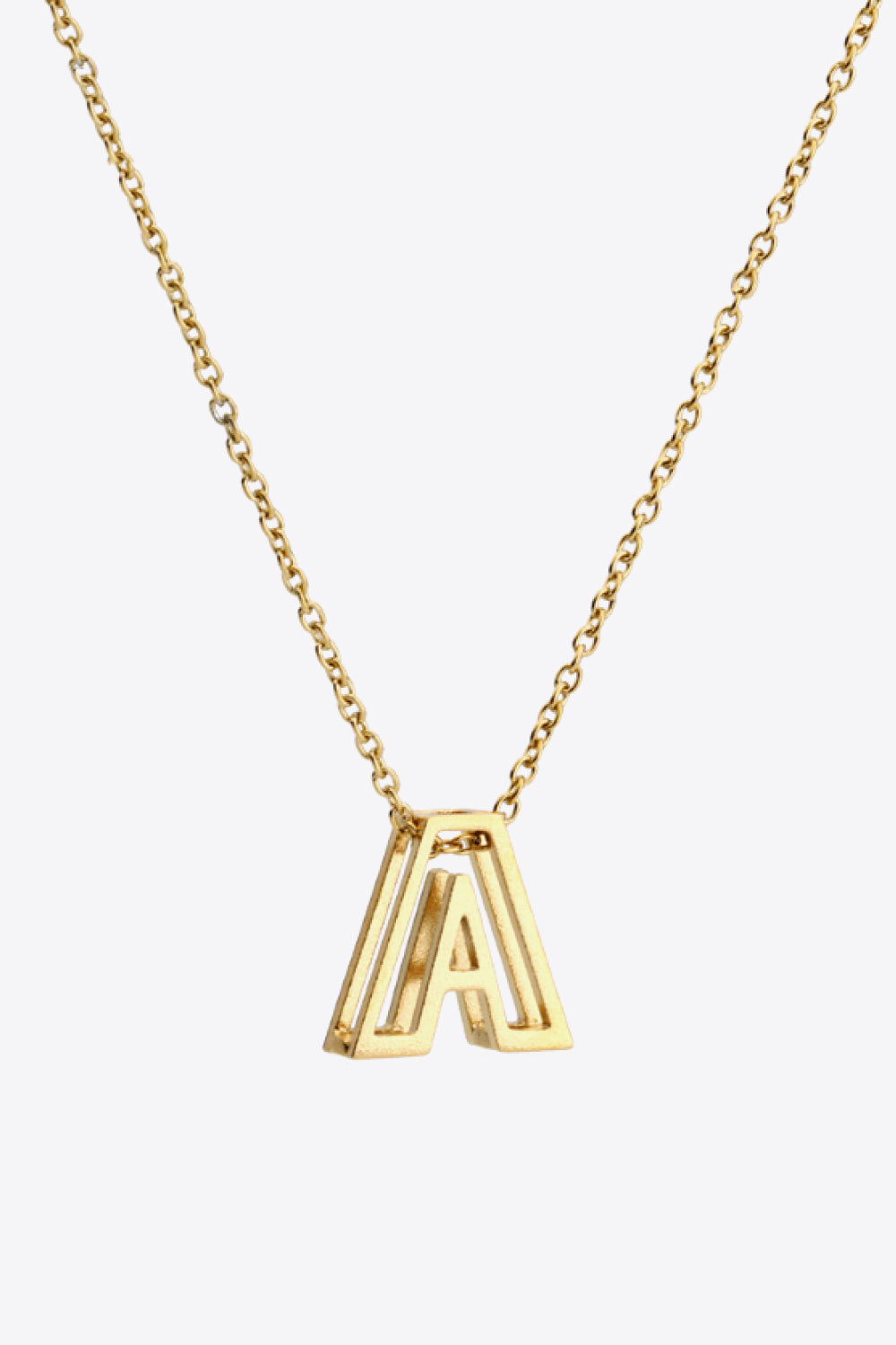 A to J Letter Pendant Nekclace-Mope's Closet