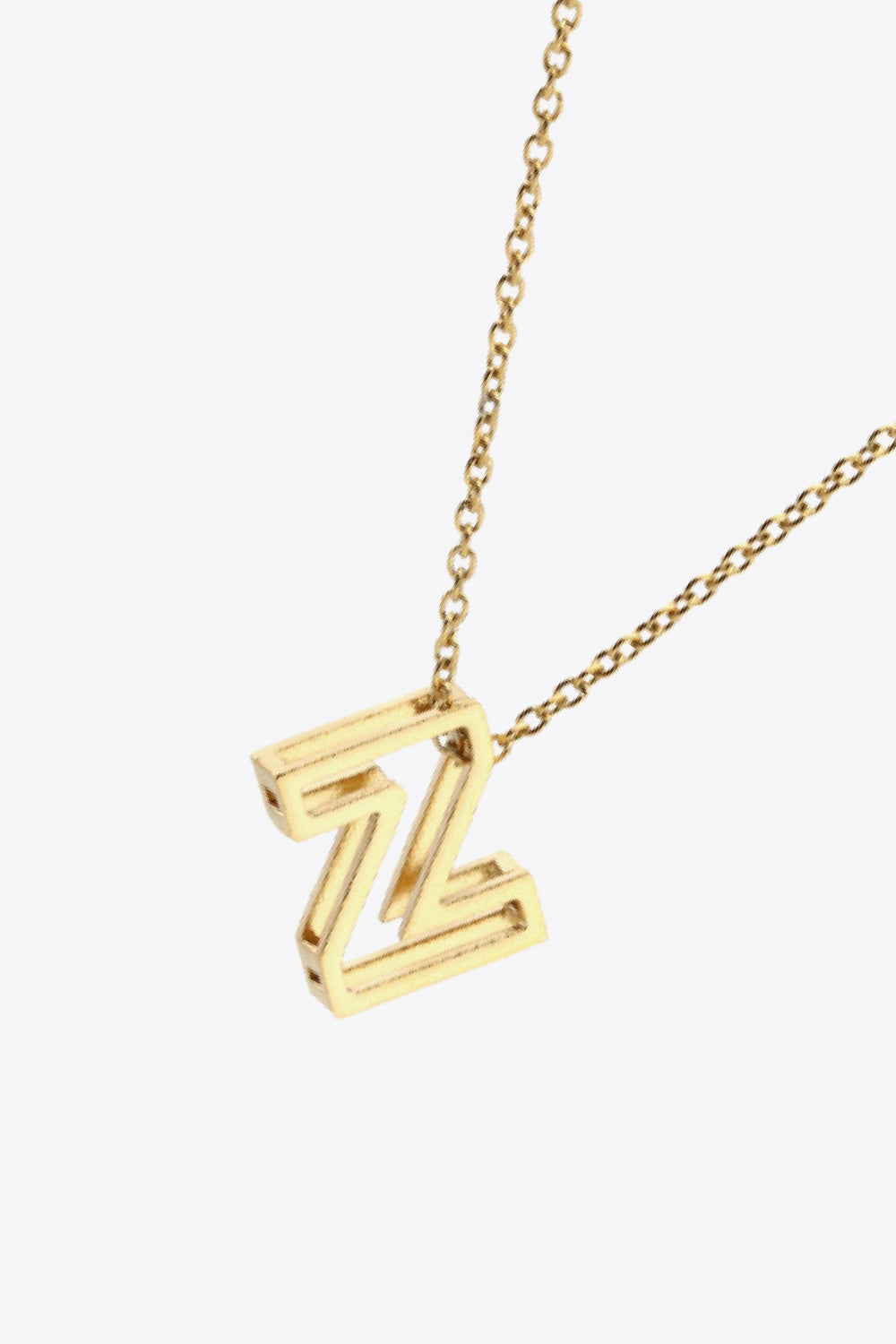 U to Z Letter Pendant Nekclace-Mope's Closet