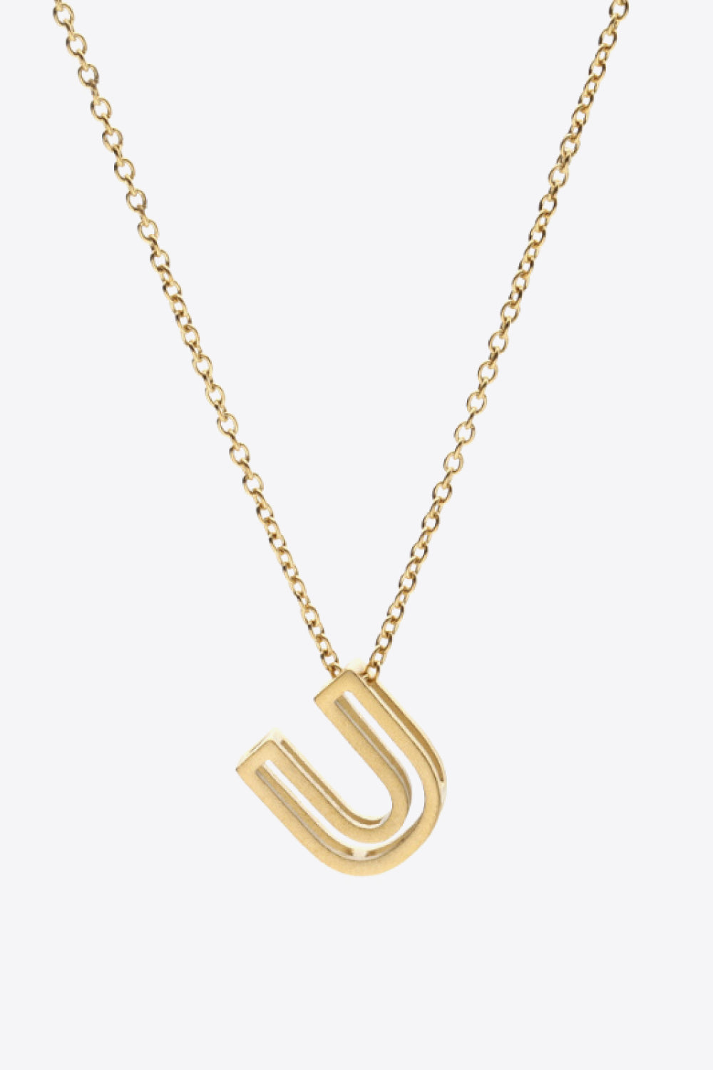 U to Z Letter Pendant Nekclace-Mope's Closet