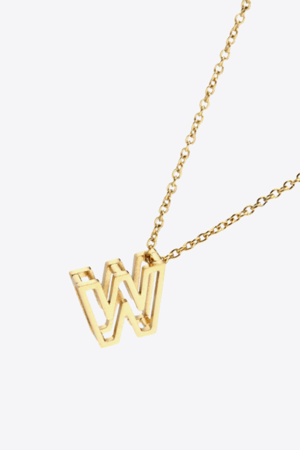 U to Z Letter Pendant Nekclace-Mope's Closet